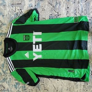 Austin FC mens home authentic adidas aeroready L jersey